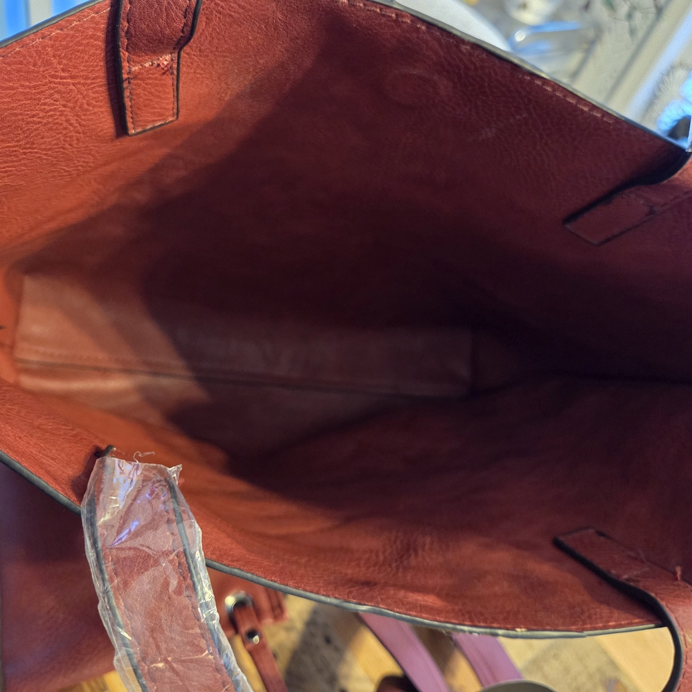 K. Carroll Plaid Reversible Tote Bag with Bow And Small Pouch - Picture 6 of 11